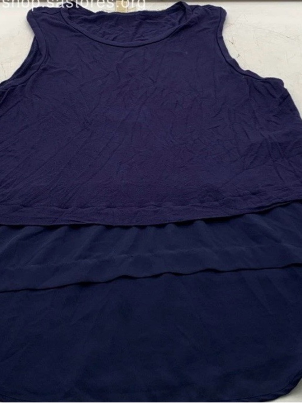 Michael Kors Women’s Purple Sleeveless Round Neck Top Size Medium